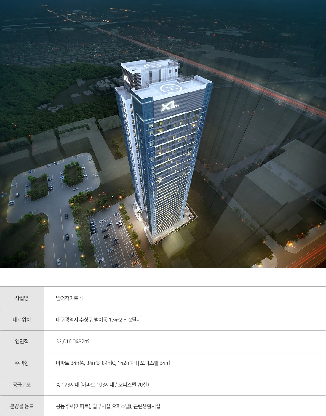 대구 범어자이르네 사업개요